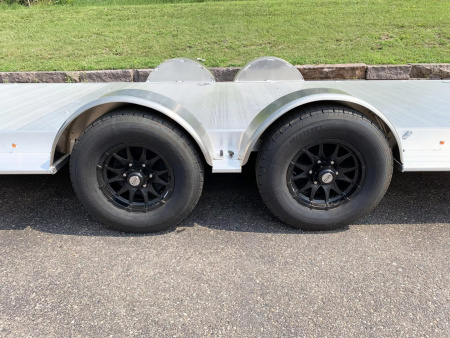 New Aluma 8220H-XL Aluminum Car Hauler Trailer -Tuck Under Ramps