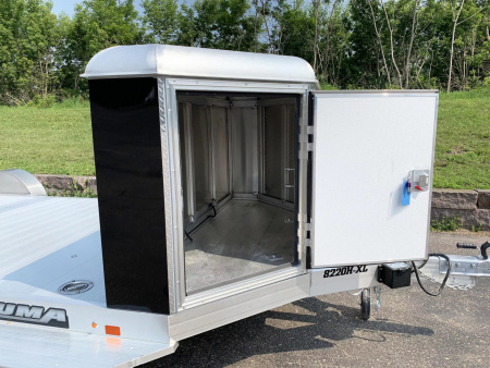 New Aluma 8220H-XL Aluminum Car Hauler Trailer -Tuck Under Ramps