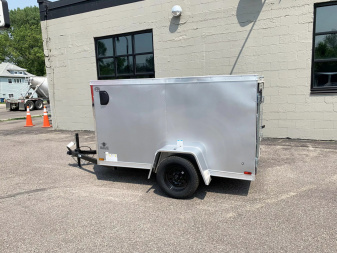 New US Cargo 4x8 Enclosed Trailer -Swing Door