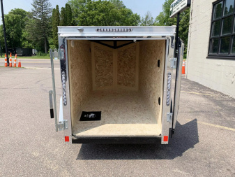 New US Cargo 4x8 Enclosed Trailer -Swing Door