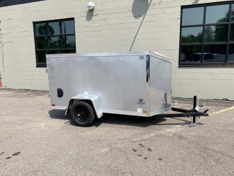 New US Cargo 4x8 Enclosed Trailer -Swing Door