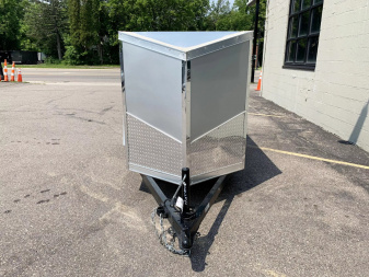New US Cargo 4x8 Enclosed Trailer -Swing Door