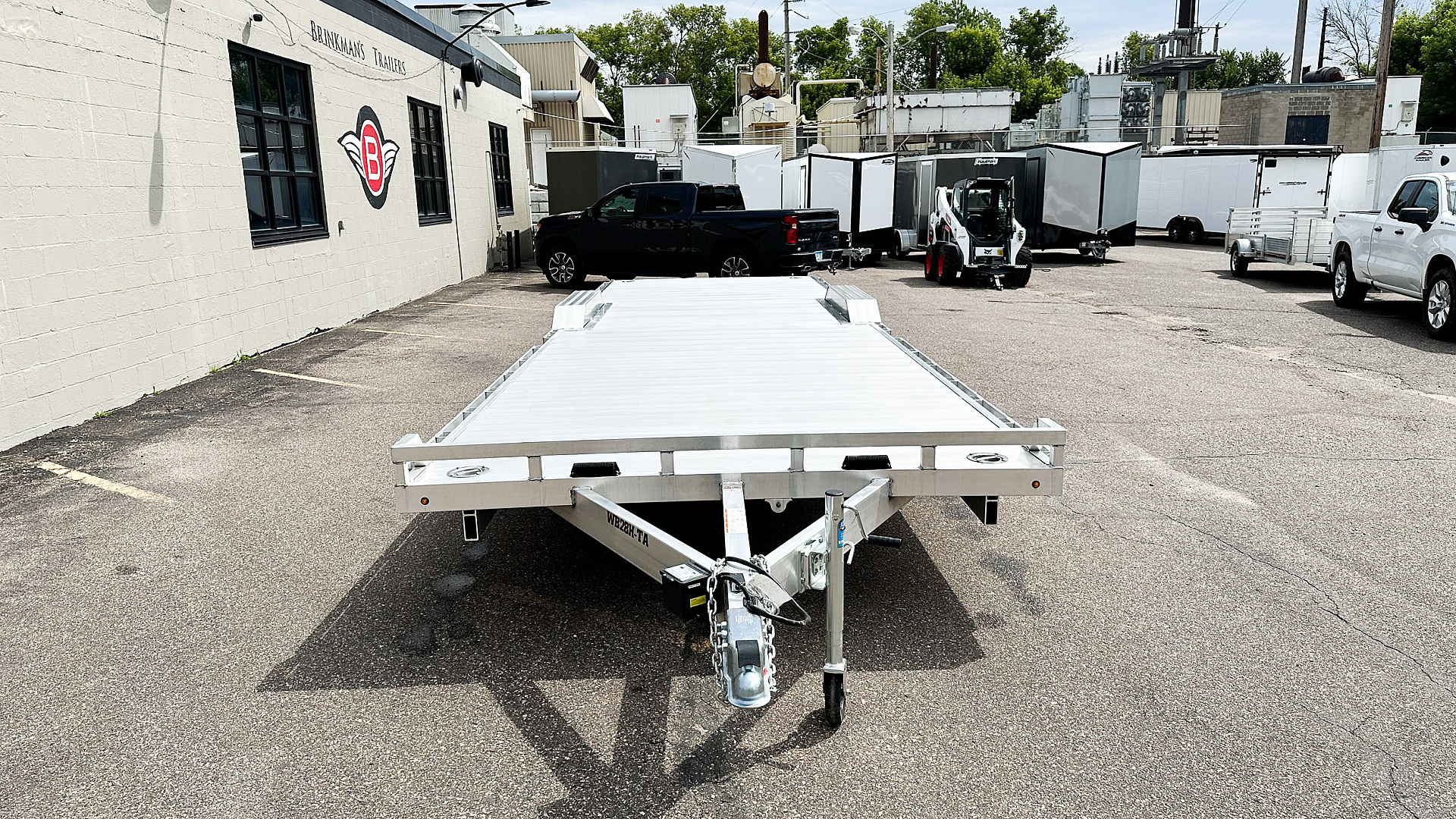 New Aluma Wide Body 10x28 Tandem Axle Equipment Hauler!