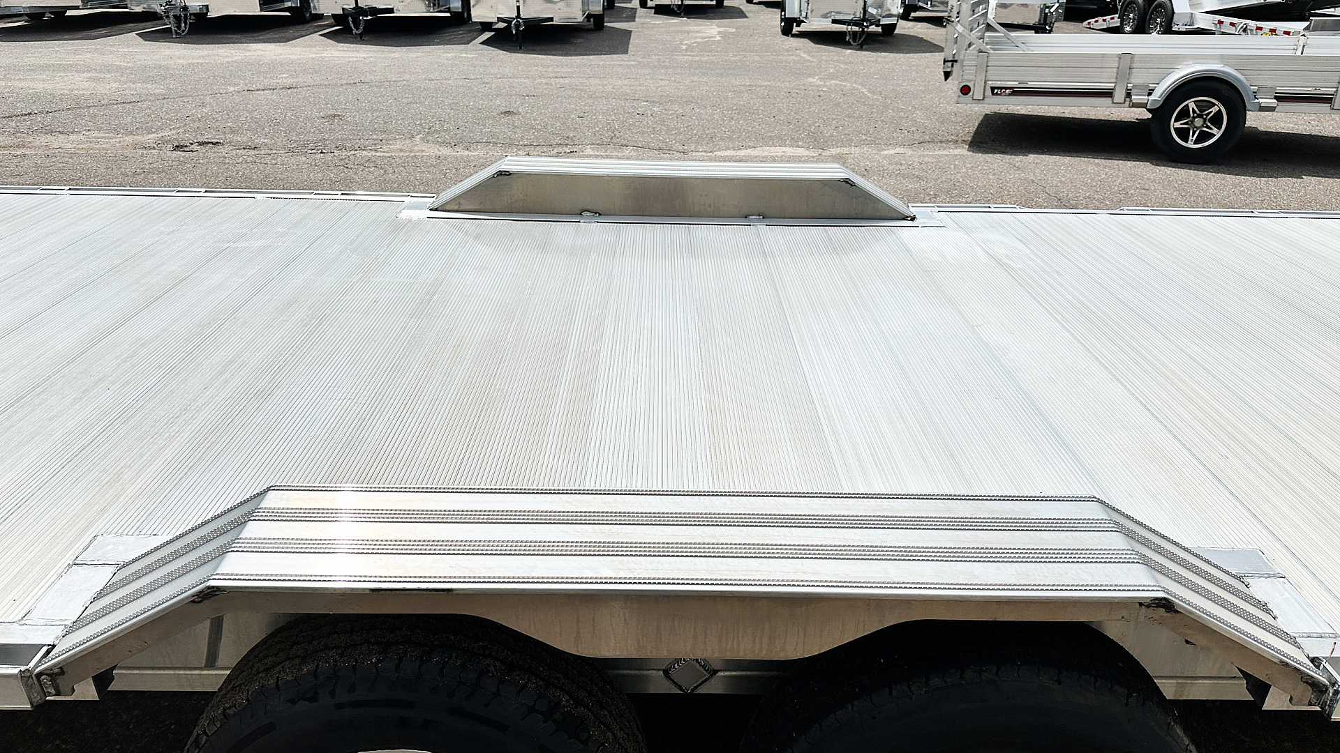 New Aluma Wide Body 10x28 Tandem Axle Equipment Hauler!