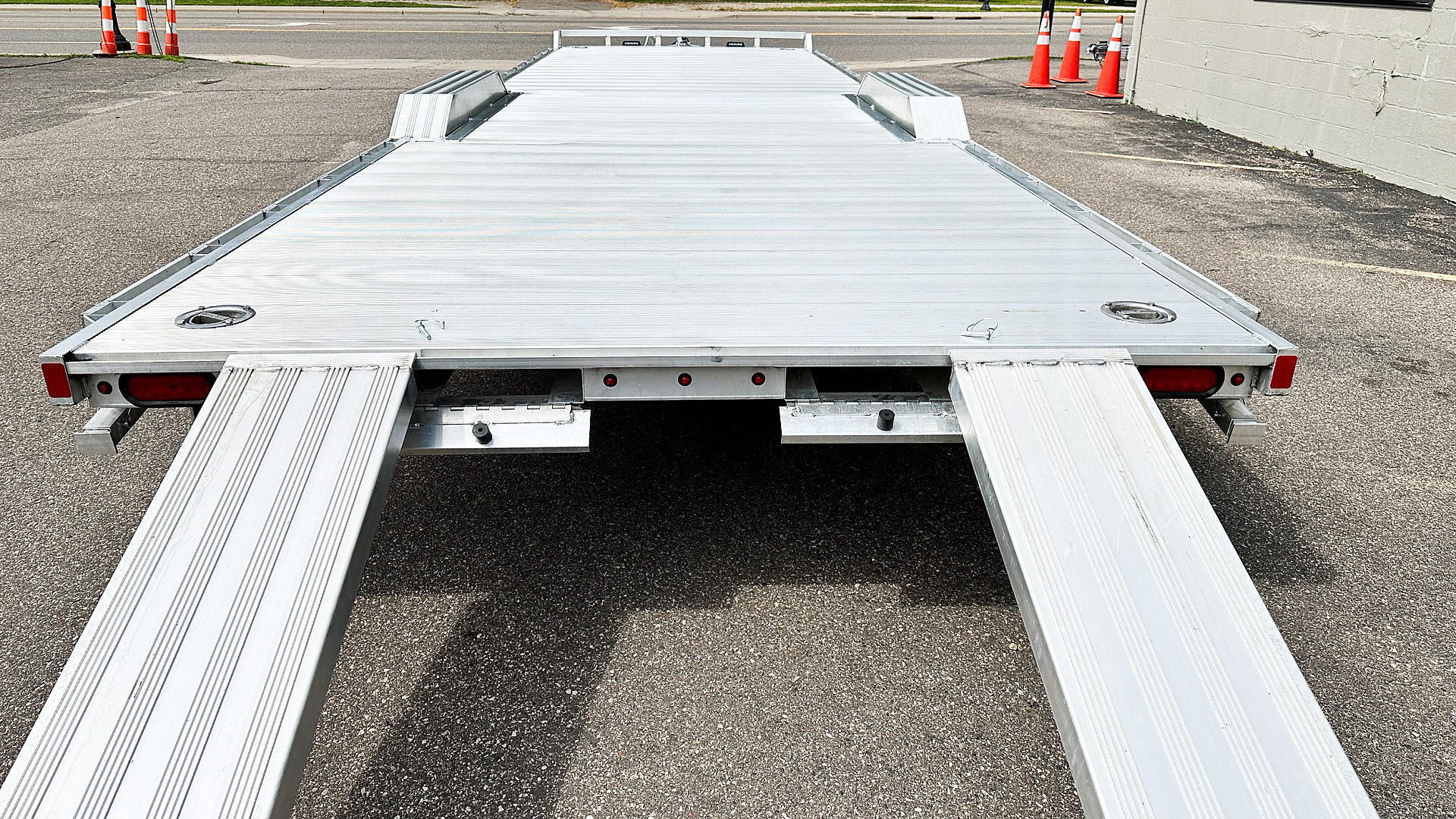 New Aluma Wide Body 10x28 Tandem Axle Equipment Hauler!