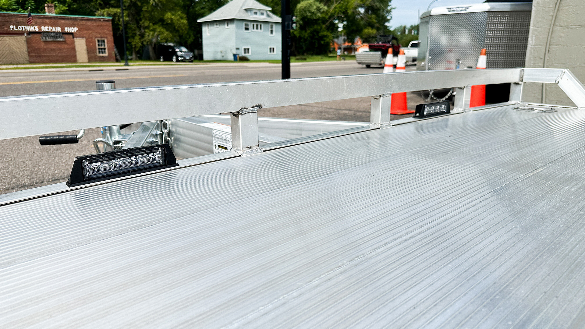 New Aluma Wide Body 10x28 Tandem Axle Equipment Hauler!