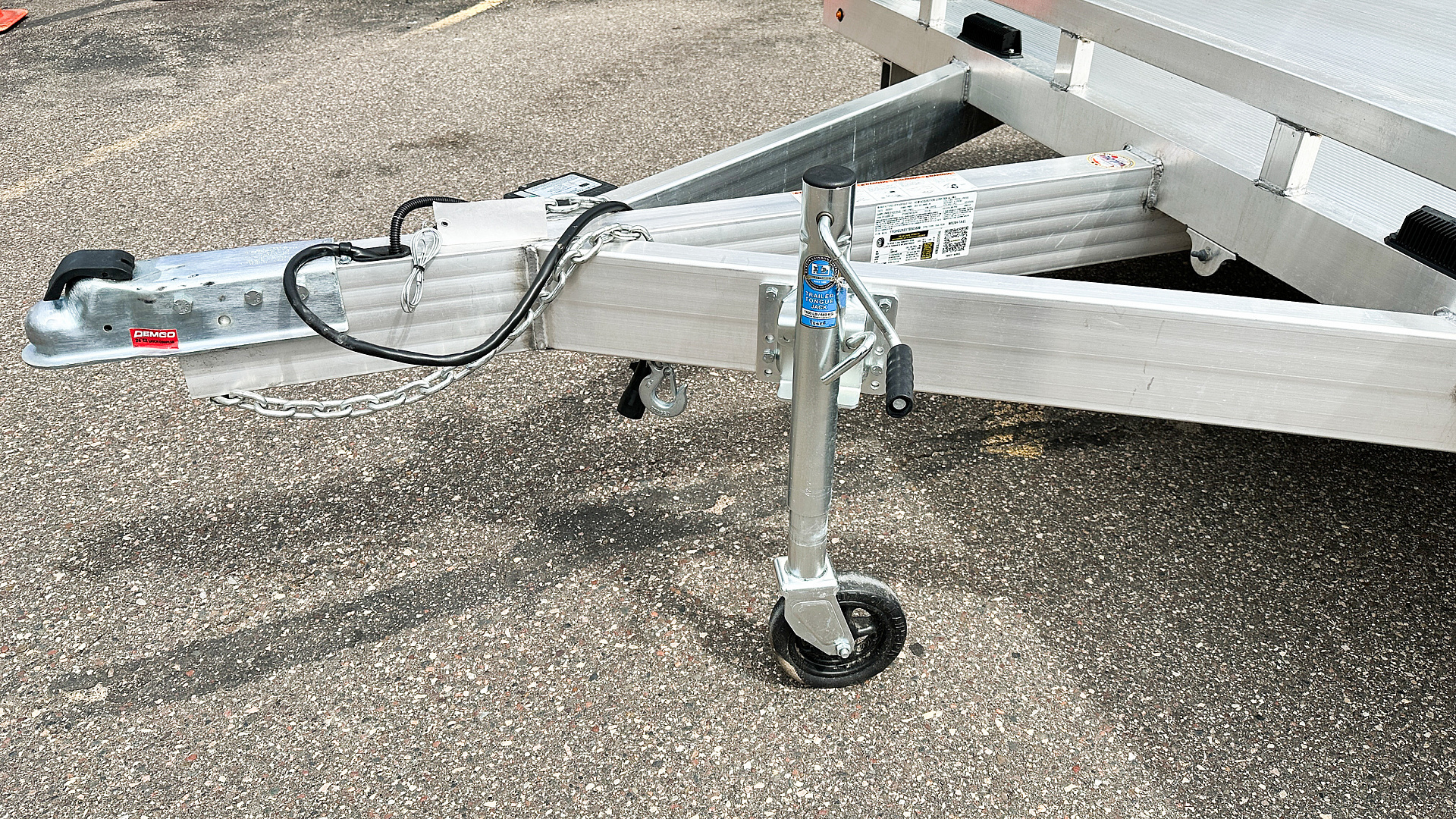 New Aluma Wide Body 10x28 Tandem Axle Equipment Hauler!