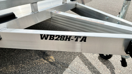 New Aluma Wide Body 10x28 Tandem Axle Equipment Hauler!