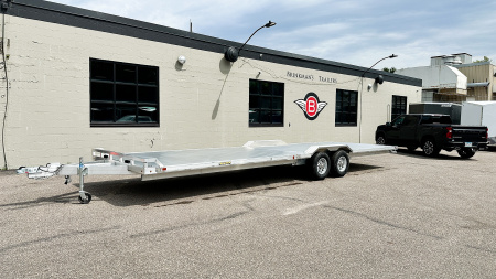 New Aluma Wide Body 10x28 Tandem Axle Equipment Hauler!