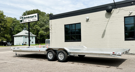 New Aluma Wide Body 10x28 Tandem Axle Equipment Hauler!