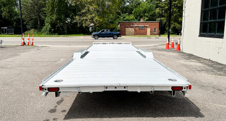 New Aluma Wide Body 10x28 Tandem Axle Equipment Hauler!