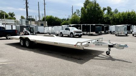 New Aluma Wide Body 10x28 Tandem Axle Equipment Hauler!