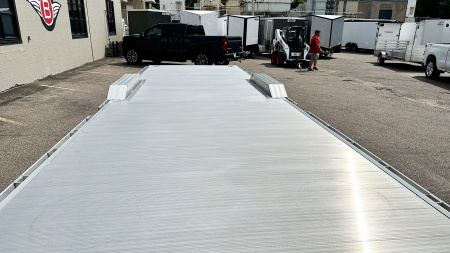 New Aluma Wide Body 10x28 Tandem Axle Equipment Hauler!