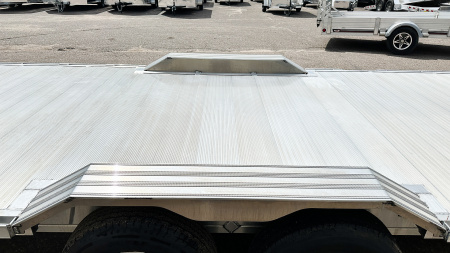 New Aluma Wide Body 10x28 Tandem Axle Equipment Hauler!