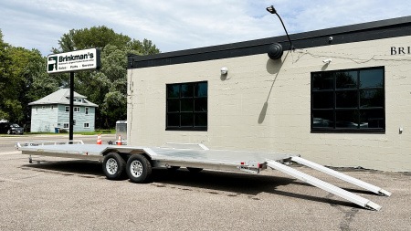 New Aluma Wide Body 10x28 Tandem Axle Equipment Hauler!