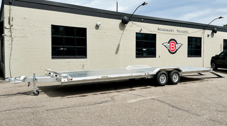 New Aluma Wide Body 10x28 Tandem Axle Equipment Hauler!