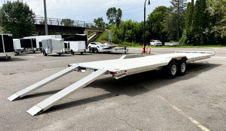 New Aluma Wide Body 10x28 Tandem Axle Equipment Hauler!