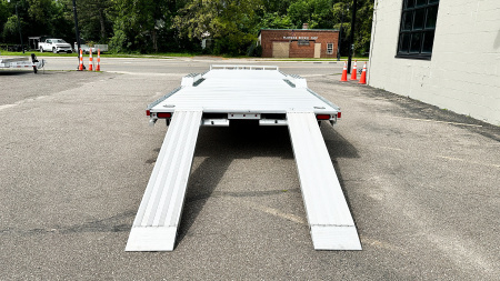 New Aluma Wide Body 10x28 Tandem Axle Equipment Hauler!