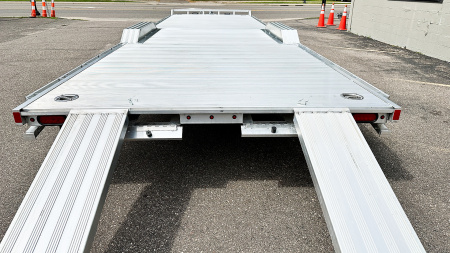 New Aluma Wide Body 10x28 Tandem Axle Equipment Hauler!
