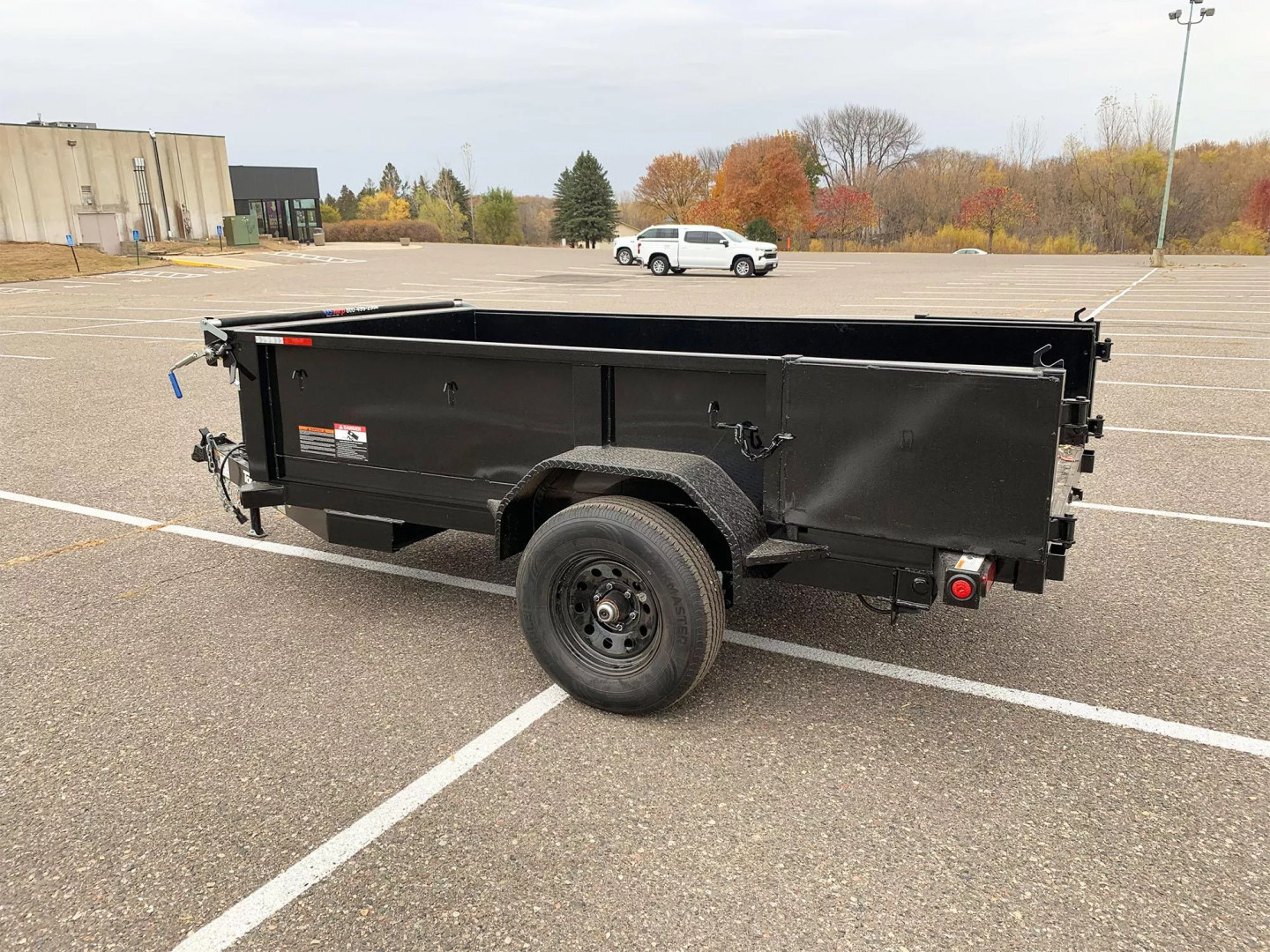 New SALE! Top Quality Top Hat 60x10 Dump Trailer - 5,000#GVWR Single Axle- Single Cylinder Lift System
