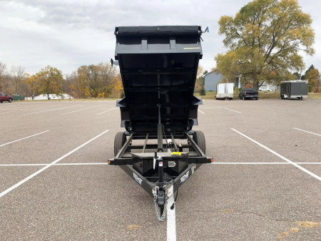 New SALE! Top Quality Top Hat 60x10 Dump Trailer - 5,000#GVWR Single Axle- Single Cylinder Lift System