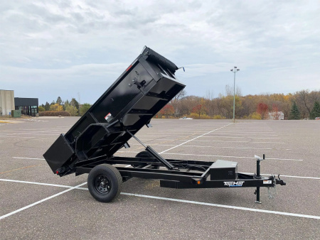 New SALE! Top Quality Top Hat 60x10 Dump Trailer - 5,000#GVWR Single Axle- Single Cylinder Lift System