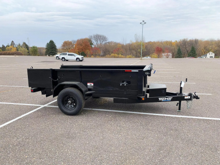 New SALE! Top Quality Top Hat 60x10 Dump Trailer - 5,000#GVWR Single Axle- Single Cylinder Lift System