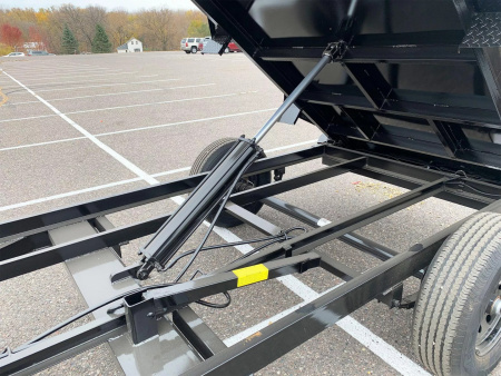 New SALE! Top Quality Top Hat 60x10 Dump Trailer - 5,000#GVWR Single Axle- Single Cylinder Lift System