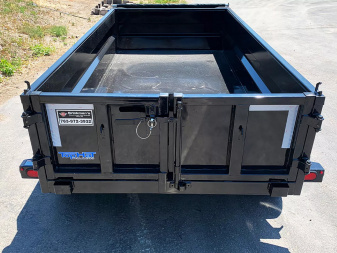 New SALE! Top Quality Top Hat 60x10 Tandem Axle Dump Trailer - 7,000#GVWR - Single Cylinder Lift System