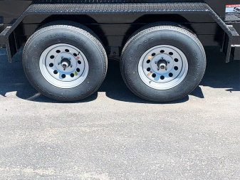New SALE! Top Quality Top Hat 60x10 Tandem Axle Dump Trailer - 7,000#GVWR - Single Cylinder Lift System