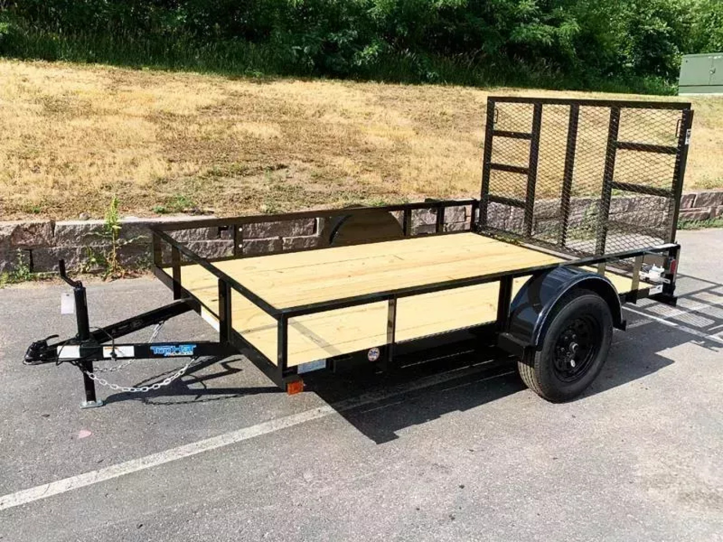 New Top Quality Top Hat 77x10 Open Utility Trailer - Rear Ramp!