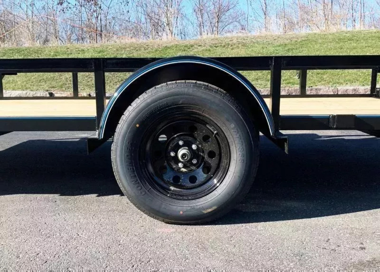 New Top Quality Top Hat 77x14 Open Utility Trailer - Rear Ramp!