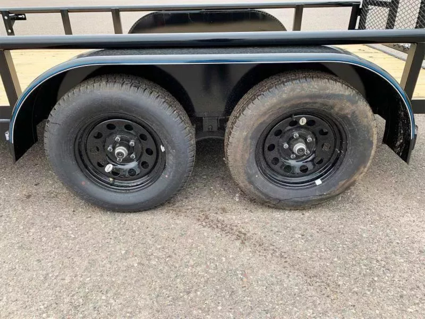 New Top Quality Top Hat 83x14 Tandem Axle Utility Trailer - Rear Ramp!