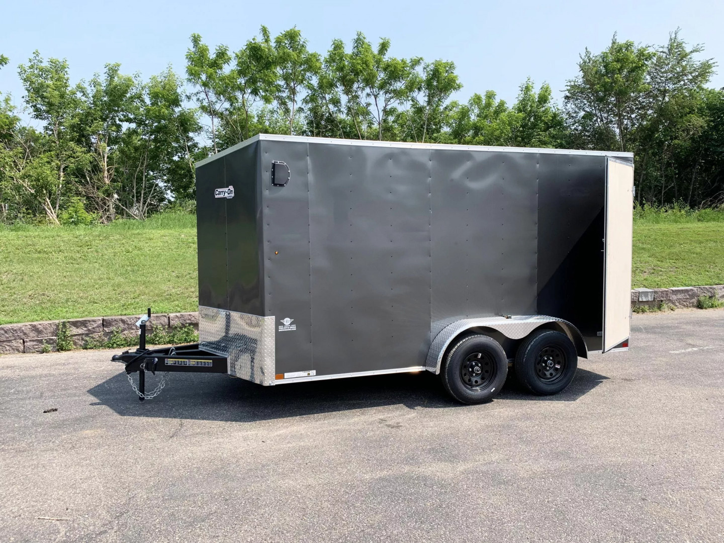 New Carry-On 7x14 Enclosed Trailer - Double doors