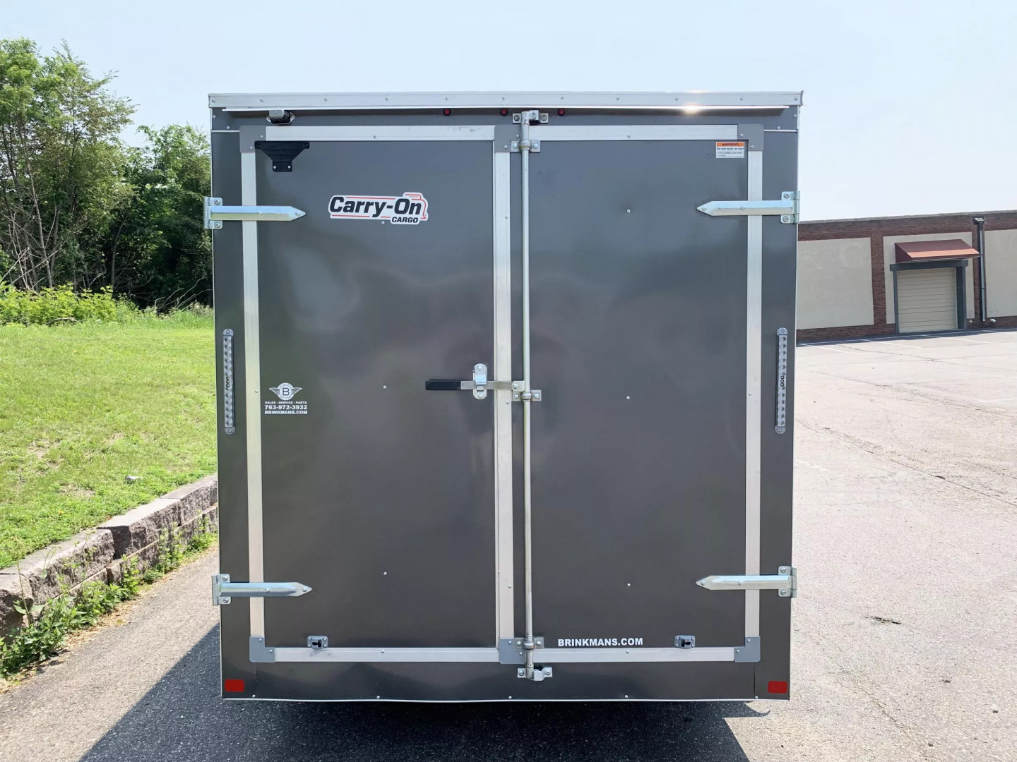 New Carry-On 7x14 Enclosed Trailer - Double doors