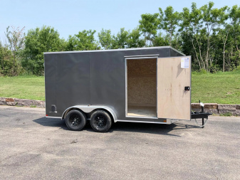 New Carry-On 7x14 Enclosed Trailer - Double doors