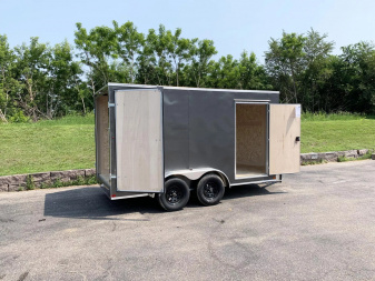 New Carry-On 7x14 Enclosed Trailer - Double doors