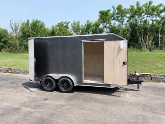 New Carry-On 7x14 Enclosed Trailer - Double doors