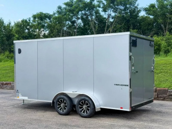 New Formula 7x16 Traverse Enclosed Trailer - Rear Ramp!