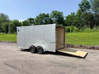 New Formula 7x16 Traverse Enclosed Trailer - Rear Ramp!