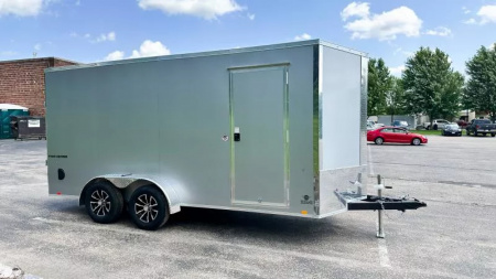 New Formula 7x16 Traverse Enclosed Trailer - Rear Ramp!
