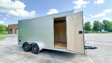 New Formula 7x16 Traverse Enclosed Trailer - Rear Ramp!
