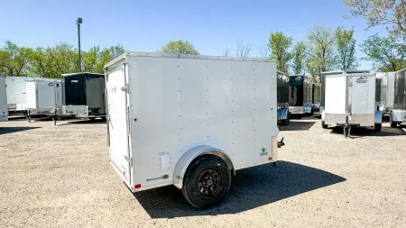 New Carry-On 5x8 Enclosed Trailer - Single Swing Door!