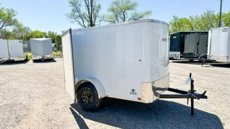 New Carry-On 5x8 Enclosed Trailer - Single Swing Door!