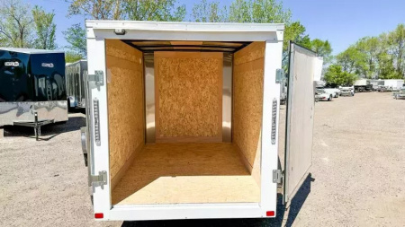 New Carry-On 5x8 Enclosed Trailer - Single Swing Door!