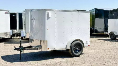 New Carry-On 5x8 Enclosed Trailer - Single Swing Door!