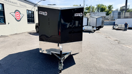 New Carry-On 5x8 Enclosed Trailer - Single Swing Door!