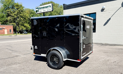 New Carry-On 5x8 Enclosed Trailer - Single Swing Door!