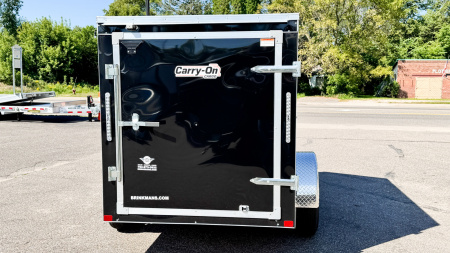 New Carry-On 5x8 Enclosed Trailer - Single Swing Door!