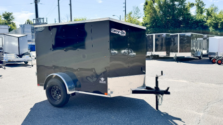 New Carry-On 5x8 Enclosed Trailer - Single Swing Door!